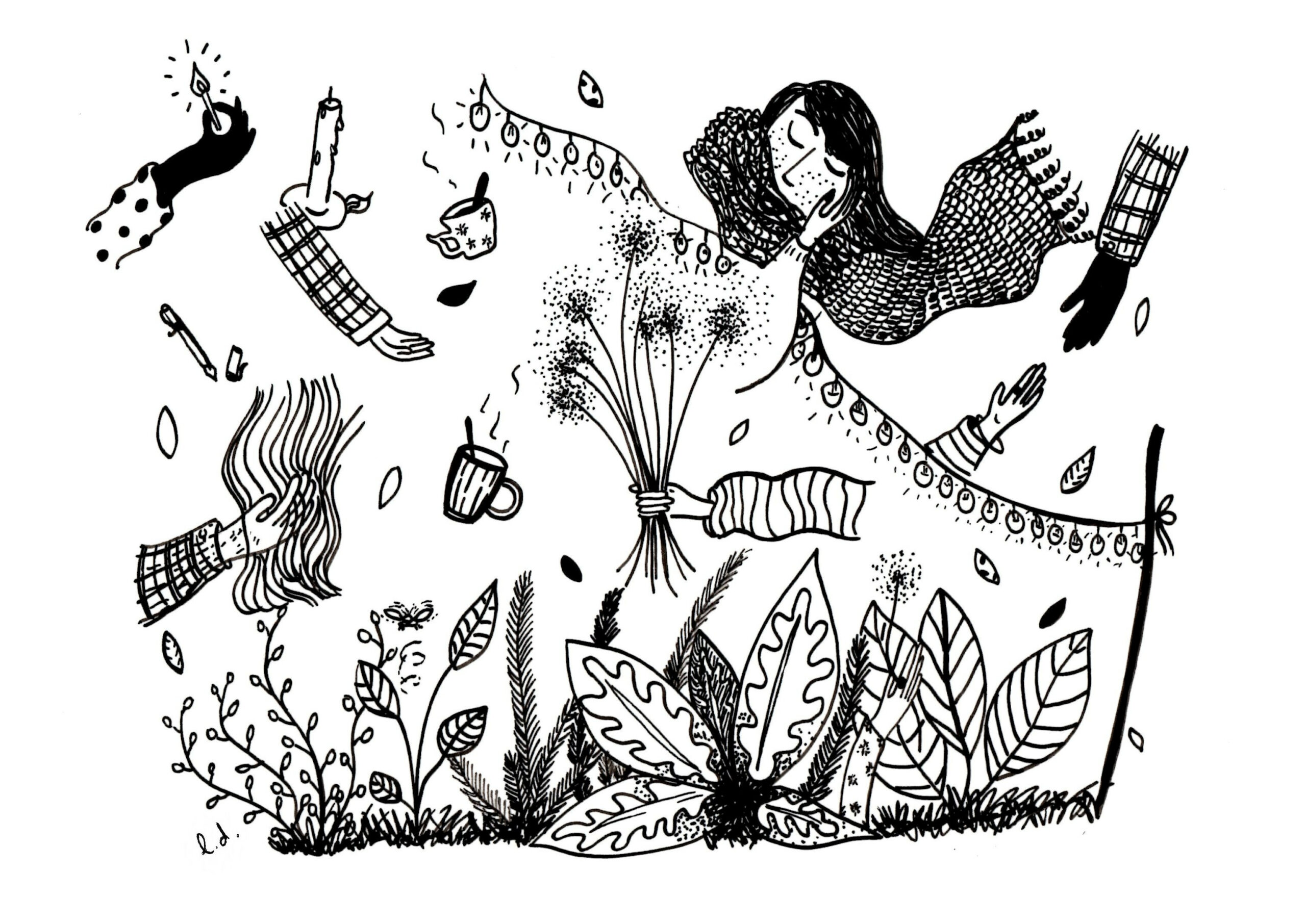 Dessins en vrac ou la poésie